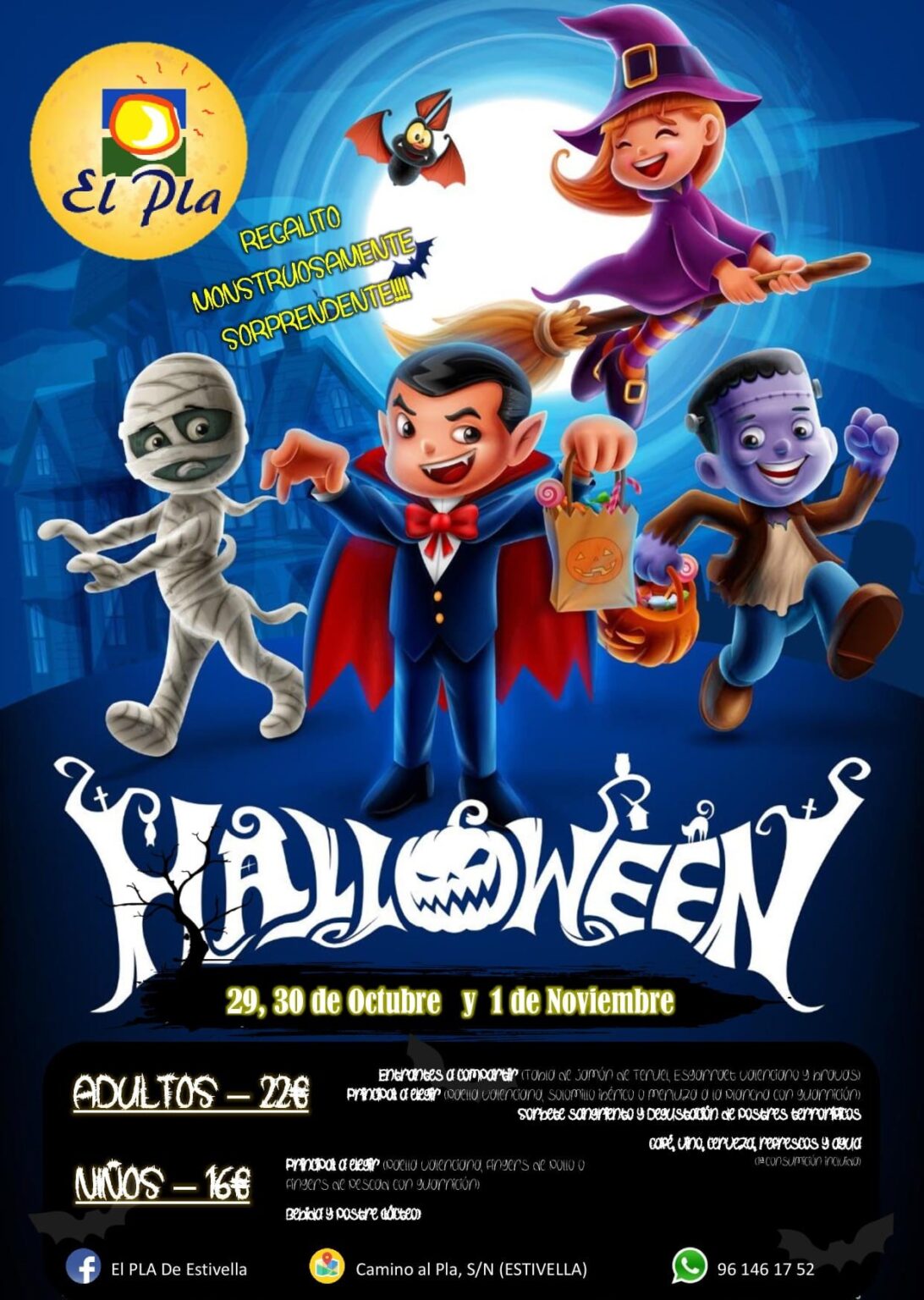 CELEBRA HALLOWEEN CON NOSOTROS 2022 PARQUE EL PLA